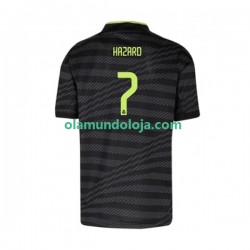 Camisola Real Madrid Eden Hazard 7 Thrid Homem 2022-2023 Manga Curta